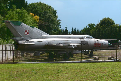 Ex Polish MiG-21 at Baarlo