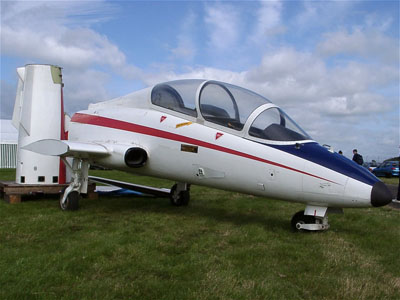 Ex Argentinian MB.339 0767 used for Engine trials by Rolls Royce